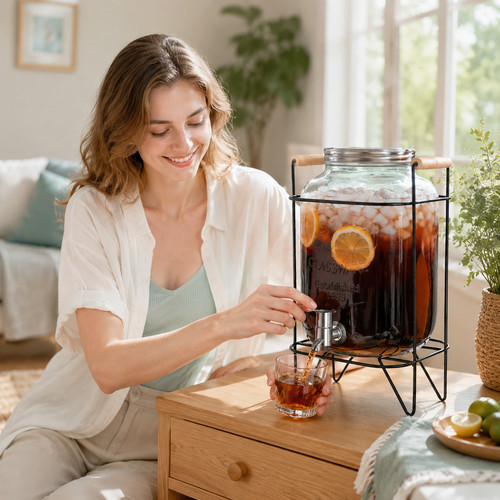 Dispenser bevande vetro con - dispenser,